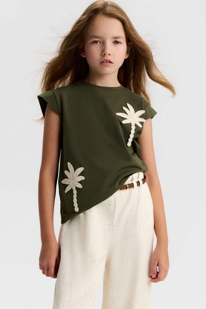 Ages 8-14 Betty Luna Girls' Set-Khaki