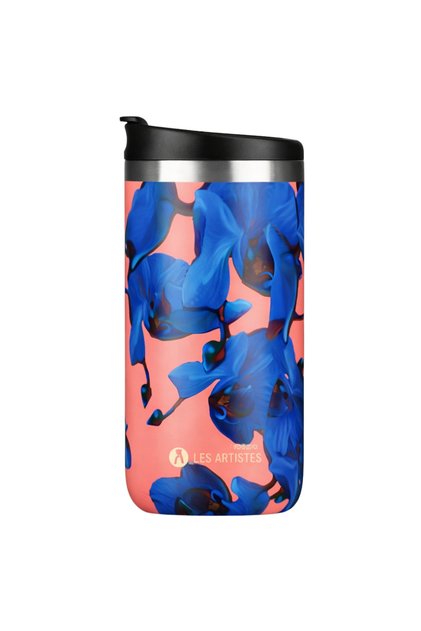 Heat Insulated Steel Thermos Mug 500ml Blue Pearl
