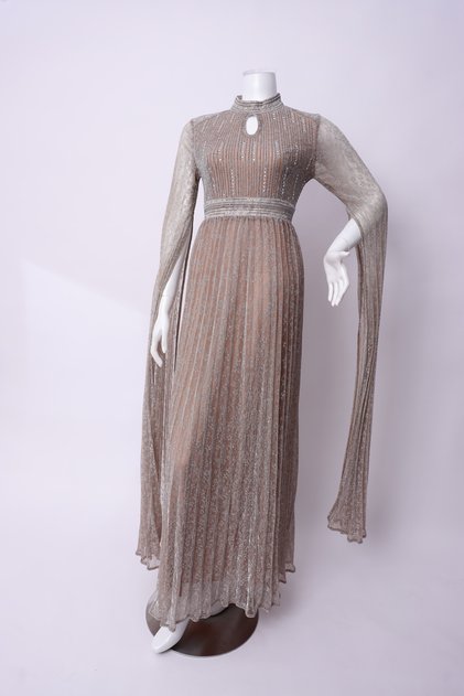 sparkly evening dress
