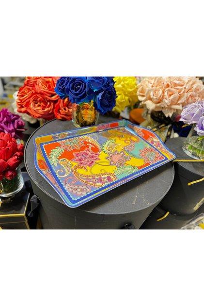 Esterhomedecor Rectangular Melamine Tray
