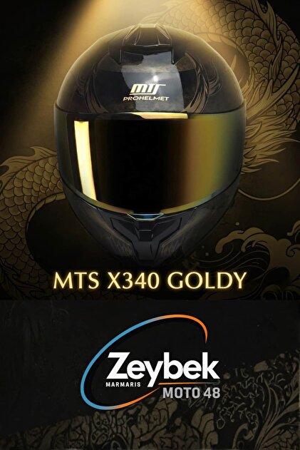 MTS X340 GOLDY FULL FACE KASK - Fiyatı, Yorumları