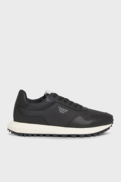 靴 archive EMPORIO ARMANI Leather Shoes Emporio Armani Men's Medium Thickness Comfortable Sole Lace-Up