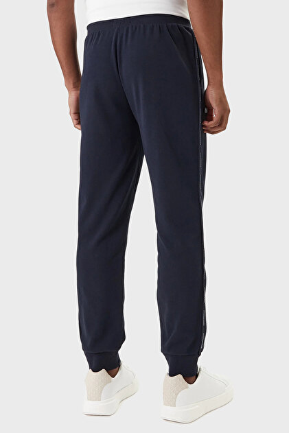 Emporio Armani Cotton Regular Fit Logo Detailed Trousers Men's