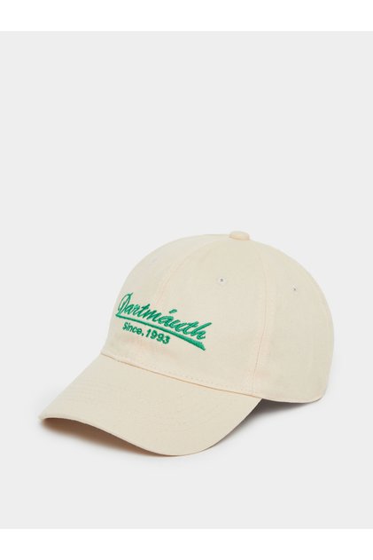 White Embroidered Baseball Cap
