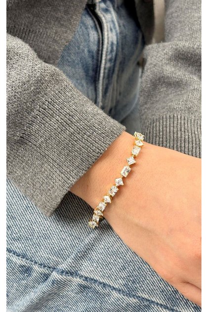 Geometric Stone Bracelet