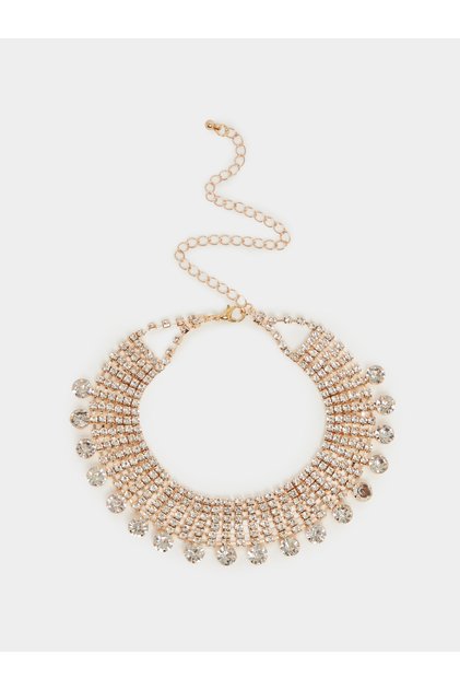 Sparkling Crystal Choker Necklace