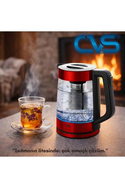 DN 2346 Shifa Elektrikli Kırmızı Su Isıtıcısı