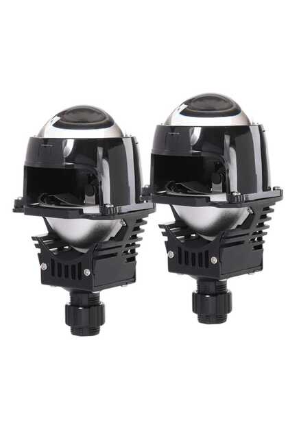 2,5 İnç Led Lazer Projektör Lens Bi Led Projektör Far Montajı Araba Projektör Lensi - P25