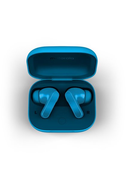 Слушалки с бас, 9 часа живот на батерията, Bluetooth 5.3, Син