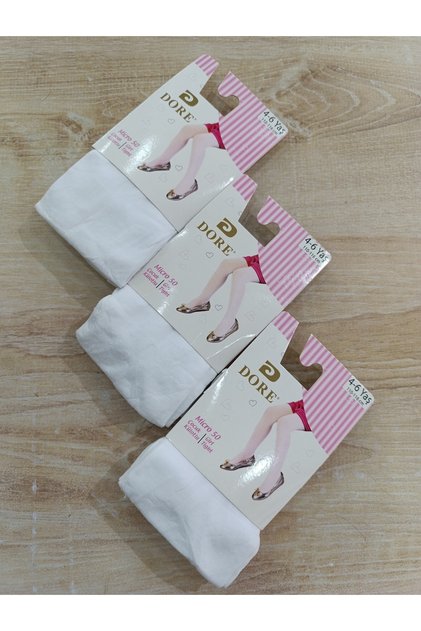 Dore Micro 50 Children's Pantyhose 3 Pairs