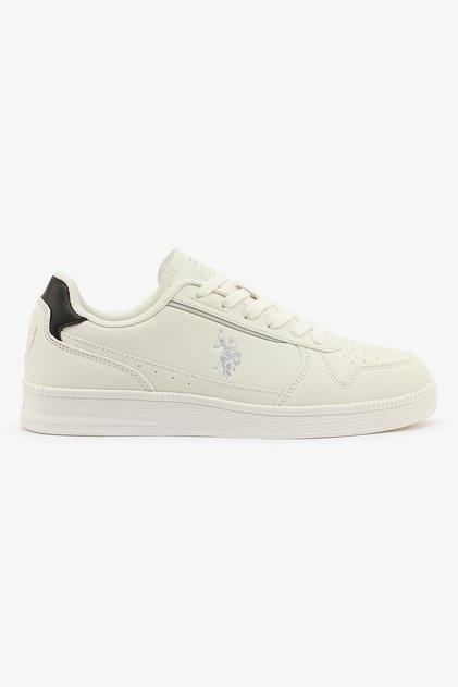 Women's White and White Sneakers - Bold Rugged Style with Durable Sole for Outdoor Wear