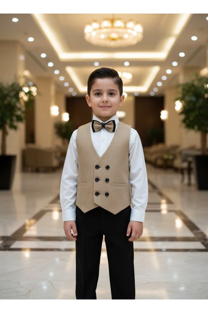 Boy's Vest and Shirt Suit 1-4 Years Old