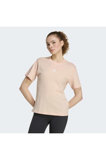 Essentials Women's Beige T-Shirt (Ke0429)
