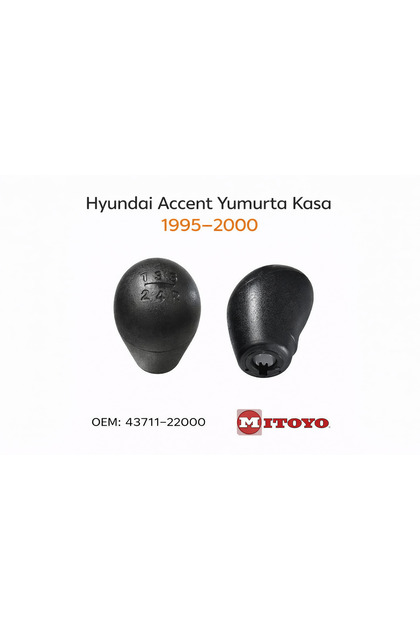 Hyundai Accent Yumurta Kasa 1995–2000 Gear Shift Knob Oem 43711-22000