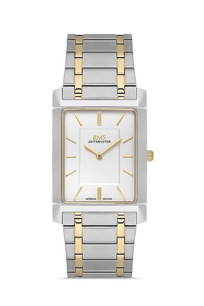 Rms.1.Ag2120.20 Rectangular Dial 3 Atm Water Resistant with Crystal Glass Metallic-Gold R
