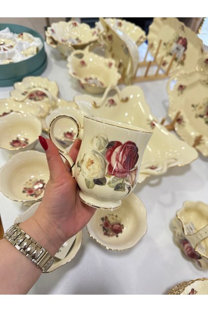 ESTERHOMEDECOR 6’lı Porselen kupa