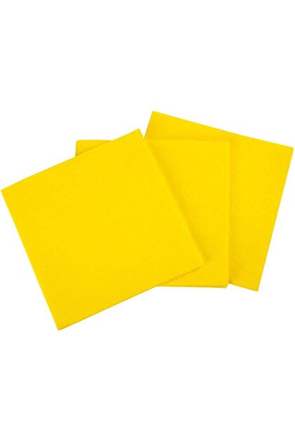 3-Piece Multi-Purpose Cleaning Cloth, Yellow Cloth, Kitchen Cloth