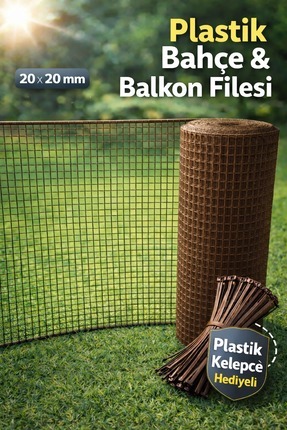 nzl file ambalaj Plastik Antrasit Dekoratif Bahçe Çiti Balkon