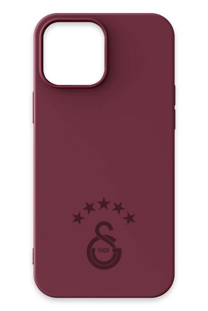 iPhone 13 Pro Max Compatible 5 Star Burgundy Silicone Licensed Phone Case