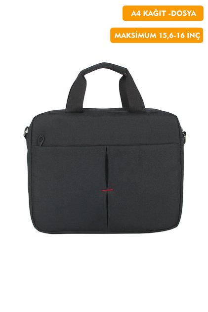 15.6"-16" Inch Laptop Briefcase Tablet A4 Paper and File Compatible Shock Absorbing Protection with Shoulder Strap