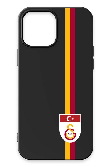 iPhone 13 Pro Max Compatible Parted Stripe Flag Arma Black Silicone Licensed Phone Case