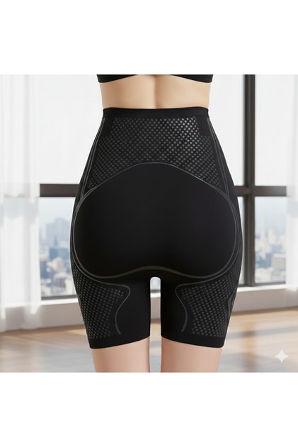 Women's Ionizer Long Corset Shorts | Underwire Enhancer | High Waist | Non-Slip & Stretchy Corset Shorts
