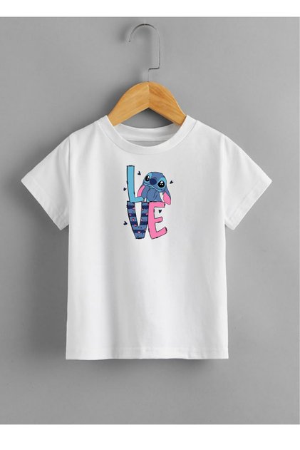 Stitch Printed Kids' T-Shirt
