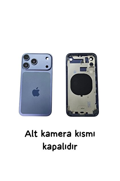 OEM İphone 11 / İphone 17 Pro Dönüşüm Kasası - Lacivert ( Telefon