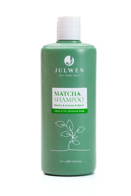 Matcha Shampoo 400 ml (Shampoo for Detoxification and Sensitive Scalp)