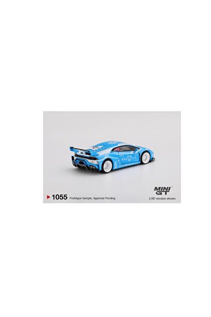 MINI GT LBWK Lamborghini Huracán GRAVITY mini gt 1055 LBWORKS Lamborghini Huracán GT GRAVITY Mavi 1/64