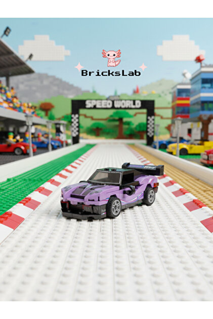 Bricks Mini Lego Çek-Bırak Spor Araba Yapım Seti – Speed 9140-1