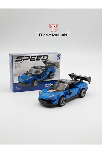 Bricks Mini Lego Çek-Bırak Spor Araba Yapım Seti – Speed 9140-1