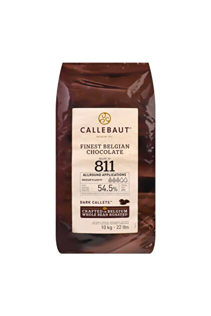 Ciocolata Callebaut neagra fina 811 54.5% cacao 10kg belgiana de specialitate fulgi dropsuri banuti