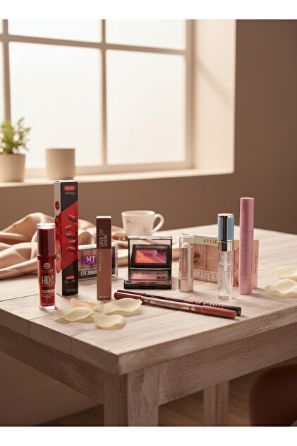 BeautySet Super Make Up Hediye Makyaj Seti 15 Parça Sevgililer