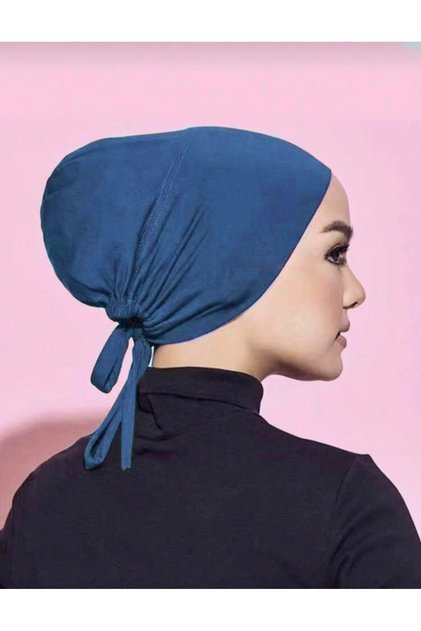 Inner Hijab Cap Cotton Adjustable Muslim Women's Underscarf - Cotton Undercap