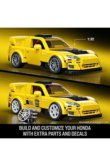 HOT WHEELS Mattel Brick Shop Hot Wheels '07 Honda S2000 yapı