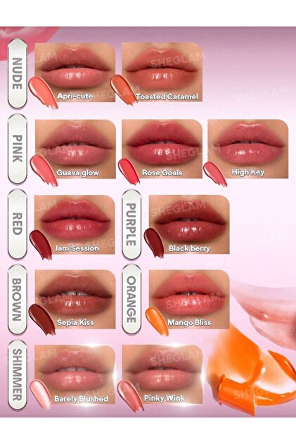 SHEGLAM silk slip lip oil balm - Fiyatı, Yorumları