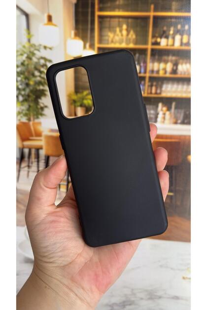 Oppo A54 Compatible Silicone Shock Absorbing Classic Protective Rubber Case