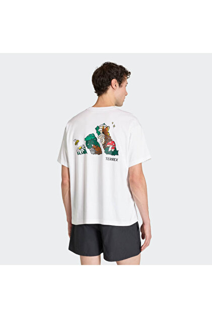 adidas TERREX NATURE Beyaz Unisex T-Shirt KB9612 - Fiyatı, Yorumları