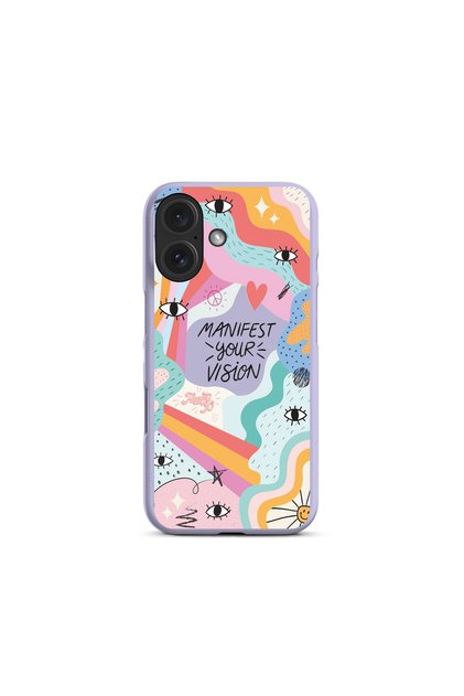 iPhone 16 Compatible Manifest Your Vision Premium Silicone Phone Case