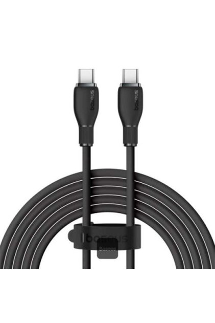 كابل شحن USB-C بطول 1.2 متر، أسود اللون