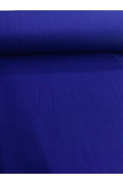 Plain Cobalt Blue Color Divitin Flannel Fabric