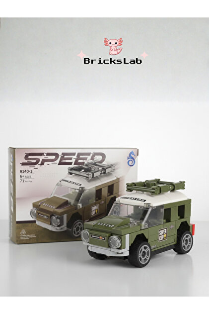 Bricks Mini Lego Çek-Bırak Off-Road SUV Araba Yapım Seti – Speed