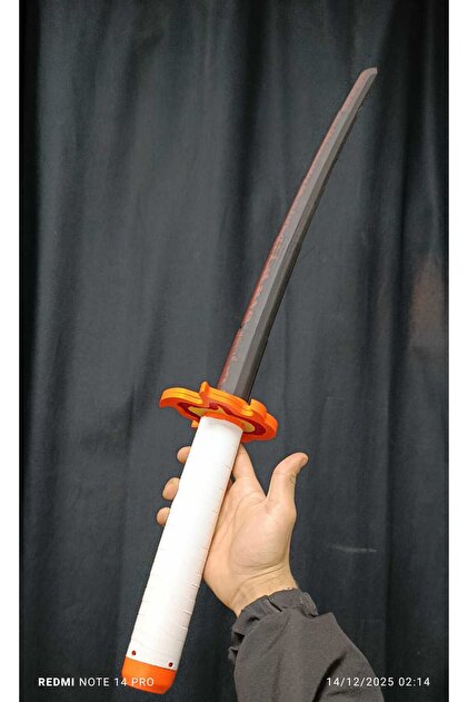 OKO DESİGN Zenitsu Katana 115 cm | Demon Slayer | Açılabilir