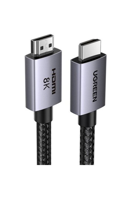 Καλώδιο HD171 με πιστοποιημένους συνδέσμους HDMI 2.1 8K, μήκους 1 μ. - γκρι