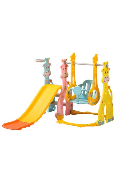 Children's Slide Kids Slide with Basketball Hoop For Boys and Girls