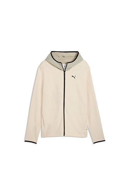 ぽむ Puma Pumatech Full-Zip Hoodie Erkek Günlük Ceket 69218587 Krem