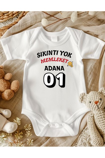 Adana Written 100% Cotton Baby Bodysuit