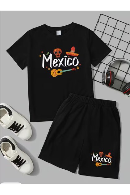 Children's T-Shirt and Pocketed Shorts Set