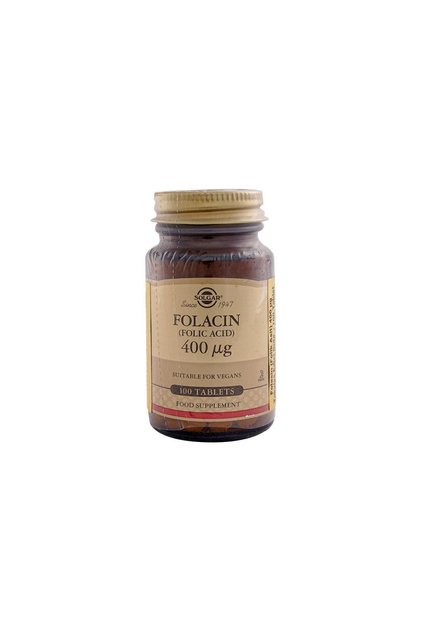 Folic Acid (Folacin) 400 Mcg 100 Tablets
